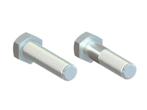 NICZUK Hexagonal bolt with full thread M12X100 fire zinc-plating