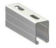 NICZUK Mounting channel MH2,5 (41x62x2,5 mm) length 6000 mm Ultra Cover XP