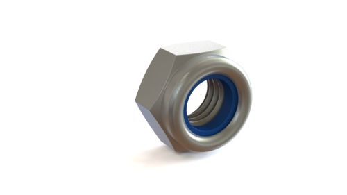 NICZUK Self-contour hexagonal nut with polyamide insert M16