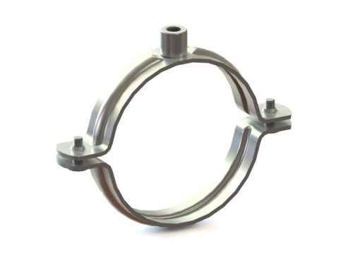 NICZUK Single pipe clamp EXPERT without lining 324 BK (322-332) stainless