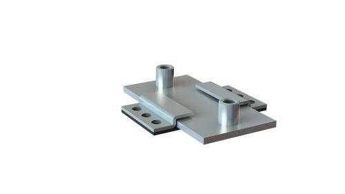 NICZUK Sliding supports with two connections M12/16 fire zinc-plating