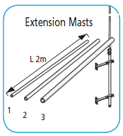 ASL240CC101700 nVent Erico Air Terminal, Simple LIGHTNING ROD ASL-240-CC 