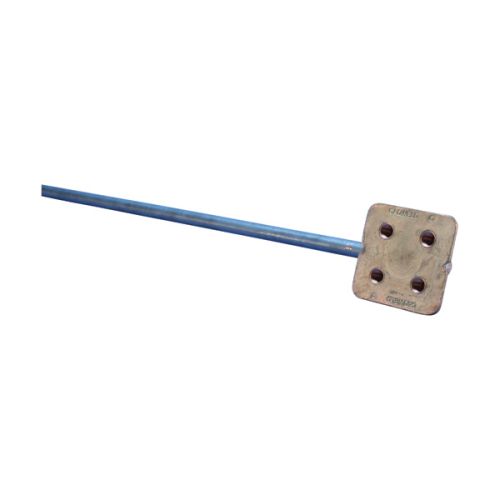 B16110KA166040 nVent Erico Earthbridge B161, Four Stud, Solid Round Steel, 90° Angle, 12 mm Diameter, 500 mm