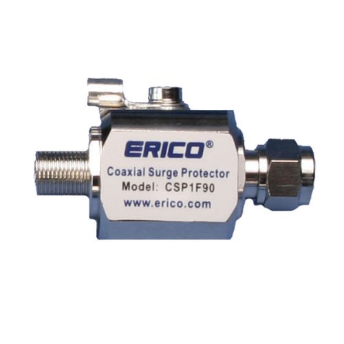 CSP1F90 nVent Erico Coaxial Surge Protector, F-Type, Male/Female, 450 V Spark-Over Voltage @ 100 V/μs