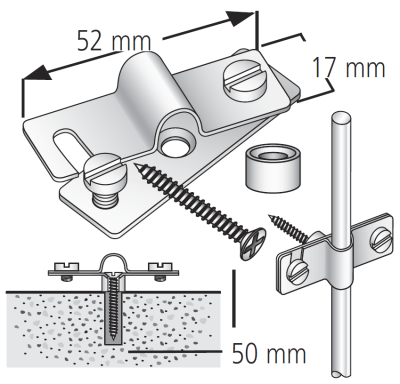 SR545260 nVent Erico DC CLIP SR