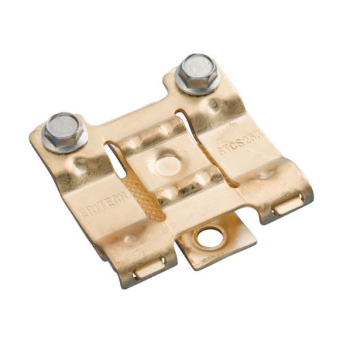 STCS253 nVent Erico Stamped Square Tape Clamp, Copper