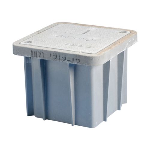 T416D nVent Erico Inspection Housing, Lightweight Polymer Concrete, 305 mm x 391 mm x 391 mm