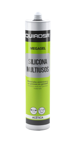 MEGASEL Non-porous material polymer sealant. White Cr. 280 ml