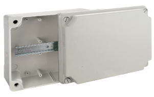 Sealed Junction box 310x240x125, IP 65, IK 07, DIN RAIL - 100887G