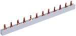  Bushbar end taps, 28X2 MODULES, SECTION 16MM, LENGTH 1000MM - P2P100016