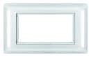  Frame 6M Cover plate, White/Metallic - A76M