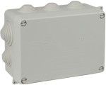 Sealed Junction box 153x110x65, IP 55, IK 07, Grey - 716U