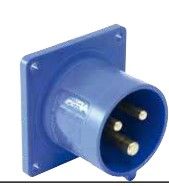 Fitted plugs 3P+N+T, 32A, IP 44, 400V, Frame: TA1300C/1, 56x56mm - 934154