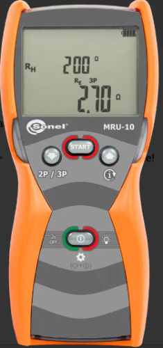 SONEL MRU-11 Earth Resistance and Resistivity Meter 