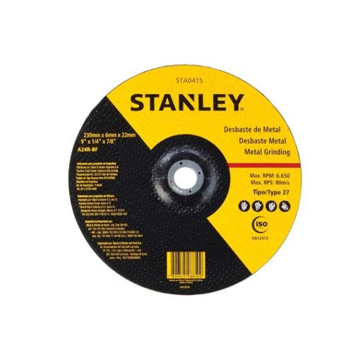 STANLEY 230 x 3 x 22.23 mm Metal Cutting Wheel STA4525S