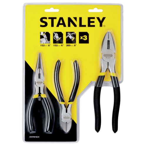 STANLEY 3 PIECE PLIERS SET STHT90162-8